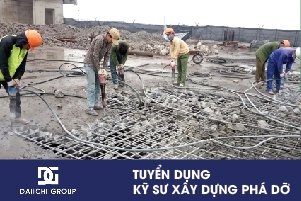 ĐƠN HÀNG KỸ SƯ XÂY DỰNG PHÁ DỠ